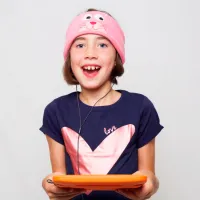 Căști Snuggly Rascals bentiță pentru copii Cat Pink Cu fir/ Pentru copii photo 3