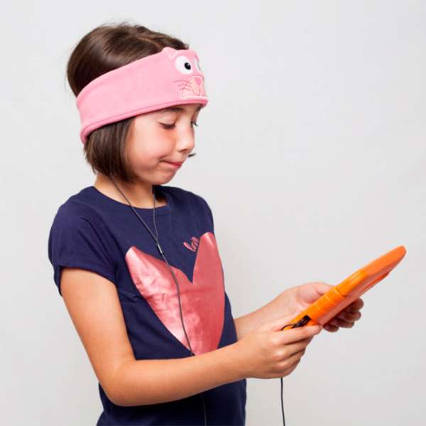 Căști Snuggly Rascals bentiță pentru copii Cat Pink Cu fir/ Pentru copii photo 5