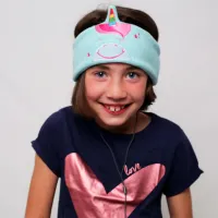 Căști Snuggly Rascals bentiță pentru copii Unicorn Turquoise Cu fir/ Pentru copii photo 3