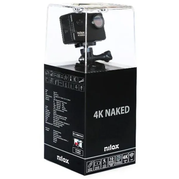 Экшн-камера Nilox 4K NAKED 16 МП / 1050 мАч / Черный photo 7 Экшн-камера Nilox 4K NAKED 16 МП / 1050 мАч / Черный photo 7