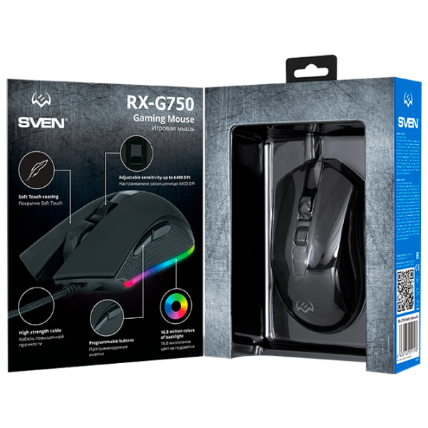 Mouse Sven RX-G750 USB/ Black photo 5