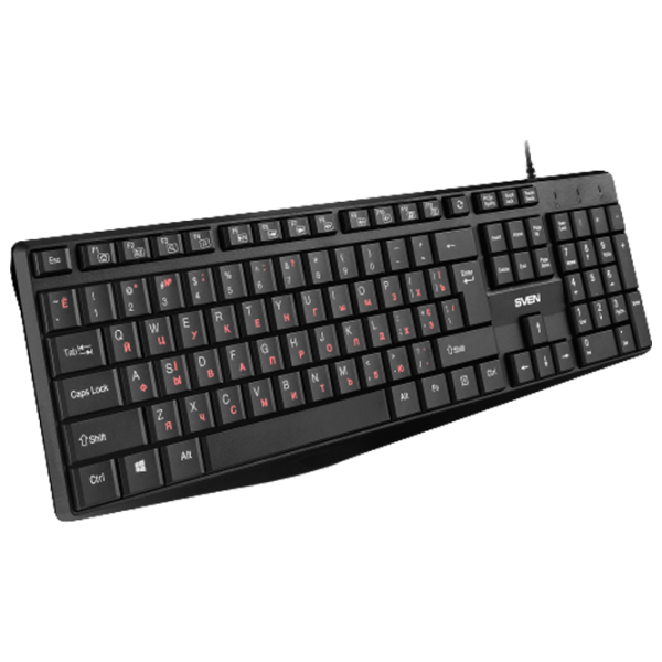 Tastatură Sven Comfort KB-S305 Cu fir/ Black photo 2