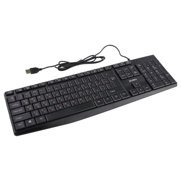 Tastatură Sven Comfort KB-S305 Cu fir/ Black photo 3
