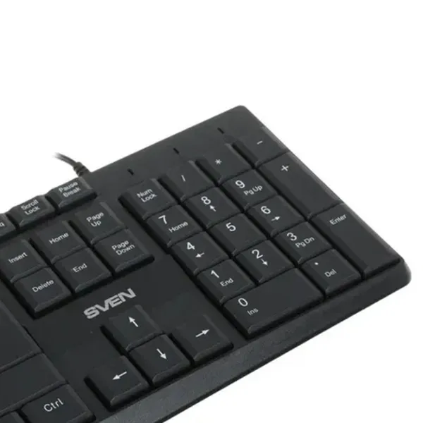 Tastatură Sven Comfort KB-S305 Cu fir/ Black photo 5