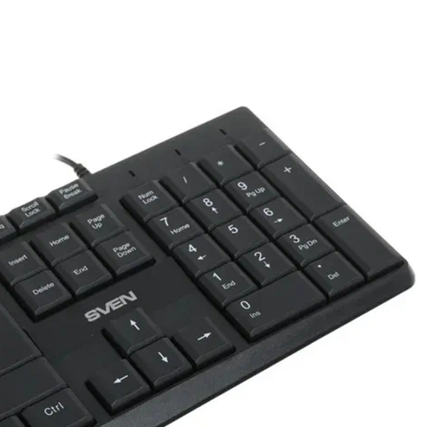 Tastatură Sven Comfort KB-S305 Cu fir/ Black photo 5
