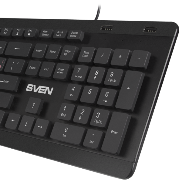 Tastatură Sven KB-E5700H Cu fir/ Black photo 3