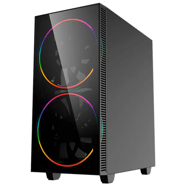 Carcasă Gamemax Black Hole Mid Tower / Black photo 2