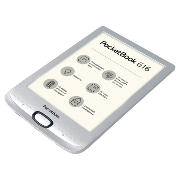 Carte electronică Pocketbook 616 6"/ E-Ink Carta/ 8 GB/ Silver photo 3 Carte electronică Pocketbook 616 6"/ E-Ink Carta/ 8 GB/ Silver photo 3