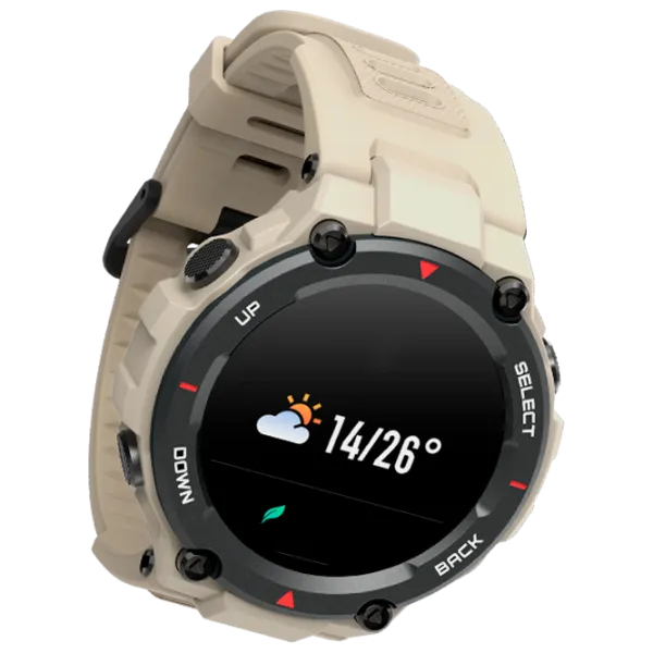 Ceas inteligent Amazfit T-Rex 1.3"/ Khaki Gray photo 5