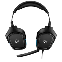 Căști Logitech G432 Blue Black Cu fir/ Gaming photo 3