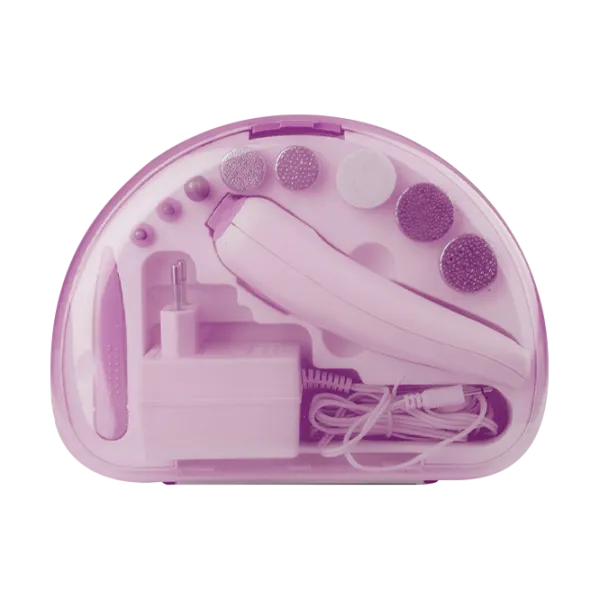 Set pentru manichiură și pedichiură Maxwell MW-2601 Pink photo 2