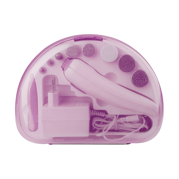Set pentru manichiură și pedichiură Maxwell MW-2601 Pink photo 2