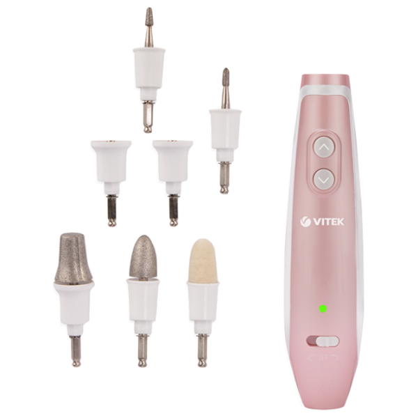 Set pentru manichiură și pedichiură Vitek VT-2215 Pink photo 3