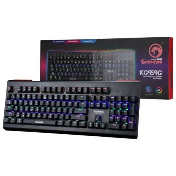 Tastatură Marvo KG959G Cu fir/ Black photo 5