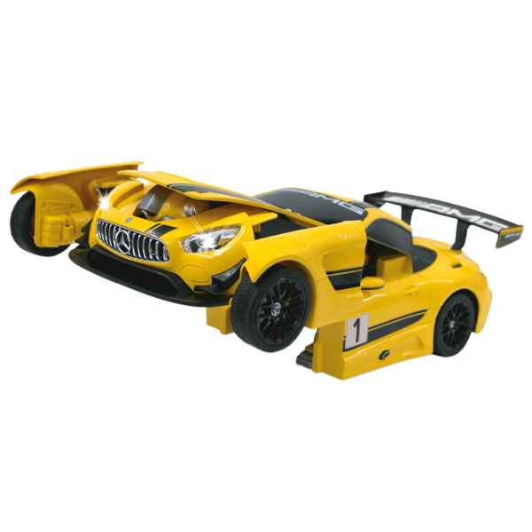 Mașină-transformer Rastar Mercedes AMG GT3 74800 8.2 km/ h/ 2.4 GHz/ Yellow photo 5