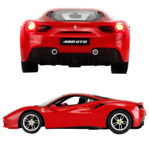Mașină Rastar Ferrari 488 GTB & VR Glasses 79800 Red photo 4