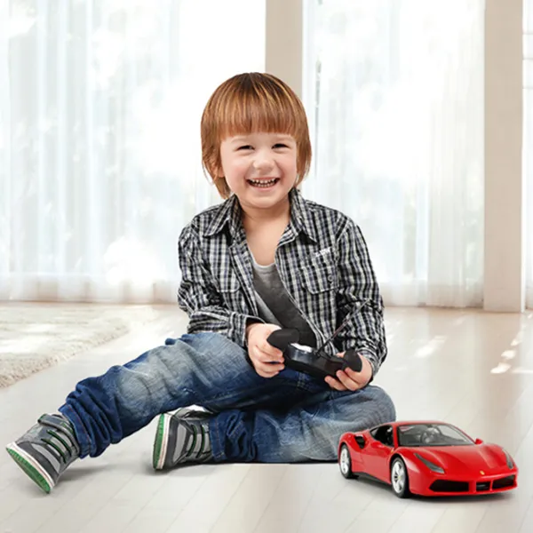 Mașină Rastar Ferrari 488 GTB & VR Glasses 79800 Red photo 5