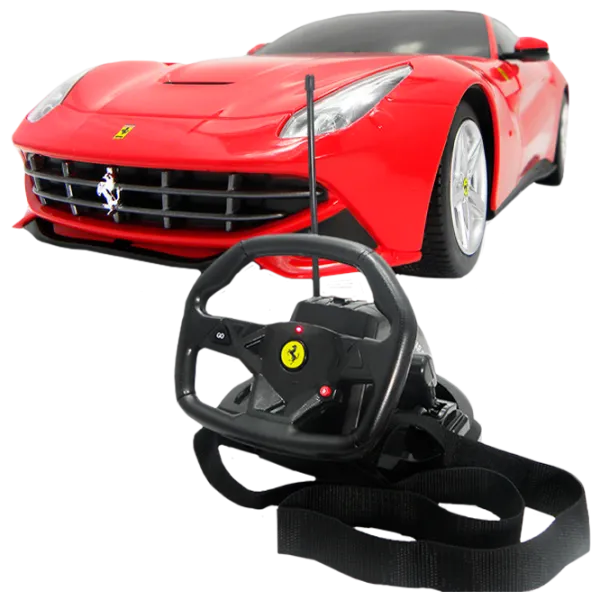 Mașină Rastar Ferrari F12 53500-10 9 km/h / 2.4 GHz / Red photo 5