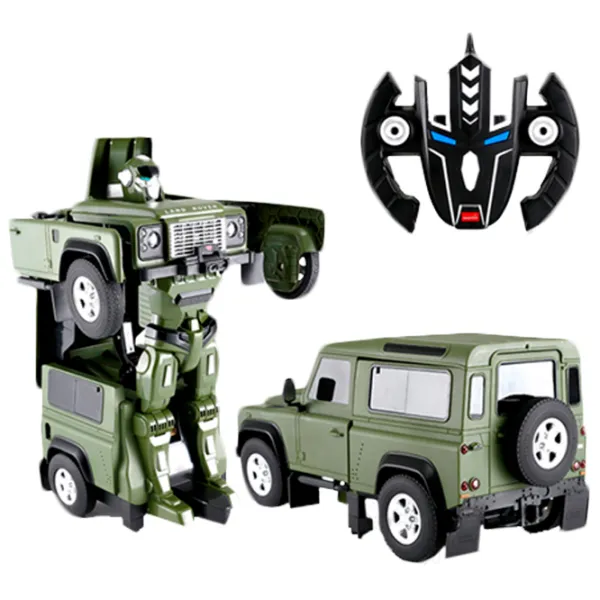 Mașină Rastar Transformers Land Rover Defender 76400 10 km/ h/ 2.4 GHz/ Green photo 2 Mașină Rastar Transformers Land Rover Defender 76400 10 km/ h/ 2.4 GHz/ Green photo 2