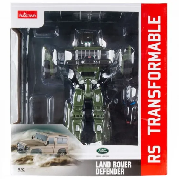 Mașină Rastar Transformers Land Rover Defender 76400 10 km/ h/ 2.4 GHz/ Green photo 5 Mașină Rastar Transformers Land Rover Defender 76400 10 km/ h/ 2.4 GHz/ Green photo 5