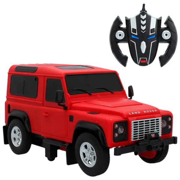 Mașină Rastar Transformers Land Rover Defender 76400 10 km/ h/ 2.4 GHz/ Red photo 3