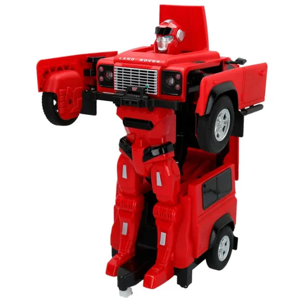 Mașină Rastar Transformers Land Rover Defender 76400 10 km/ h/ 2.4 GHz/ Red photo 4