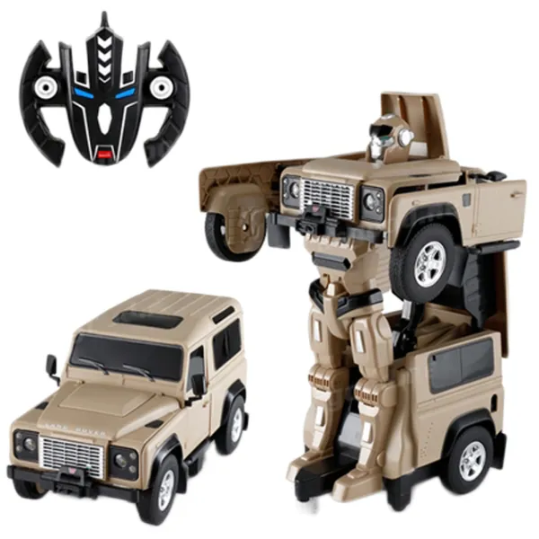 Машинка Rastar Transformers Land Rover Defender 76400 10 км/ ч/ 2.4 ГГц/ Желтый photo 5 Машинка Rastar Transformers Land Rover Defender 76400 10 км/ ч/ 2.4 ГГц/ Желтый photo 5