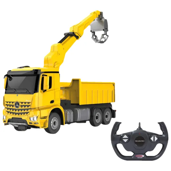 Electro Toys Rastar Mercedes-Benz Arocs Logging Vehicle 79060 2.5 km/ h/ 2.4 GHz/ Yellow photo 4