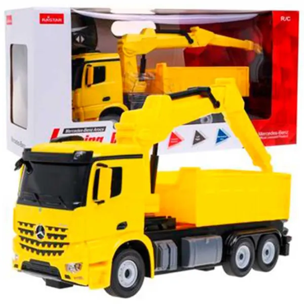 Electro Toys Rastar Mercedes-Benz Arocs Logging Vehicle 79060 2.5 km/ h/ 2.4 GHz/ Yellow photo 5