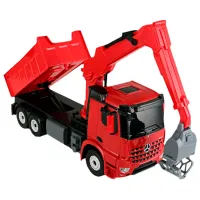 Electro Toys Rastar Mercedes-Benz Arocs Logging Vehicle 79060 2.5 km/ h/ 2.4 GHz/ Red photo 2