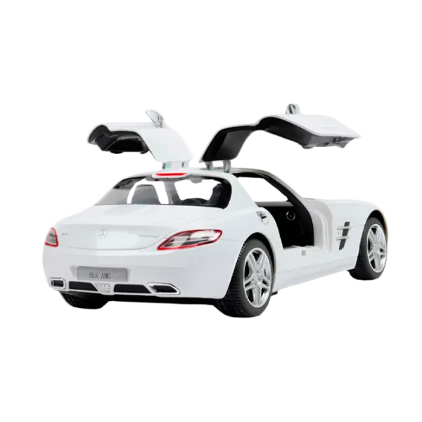 Mașină Rastar Mercedes-Benz SLS (47600-8)  15 km/h / 2700 Hz / White photo 4 Mașină Rastar Mercedes-Benz SLS (47600-8)  15 km/h / 2700 Hz / White photo 4