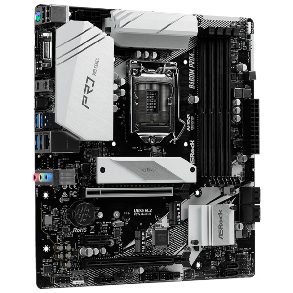 Placă de bază ASRock B460M PRO4 mATX/ Intel B460 photo 3