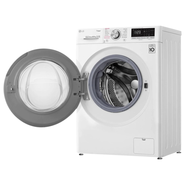 Mașină de spălat LG F2V5GS0W Direct Drive/AI DD/Steam/LG ThinQ/8.5 kg/White photo 7 Mașină de spălat LG F2V5GS0W Direct Drive/AI DD/Steam/LG ThinQ/8.5 kg/White photo 7