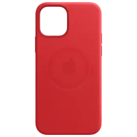 Husă pentru smartphone Apple iPhone 12 Pro Max Apple/ MagSafe Back/ Piele/ Red photo 2