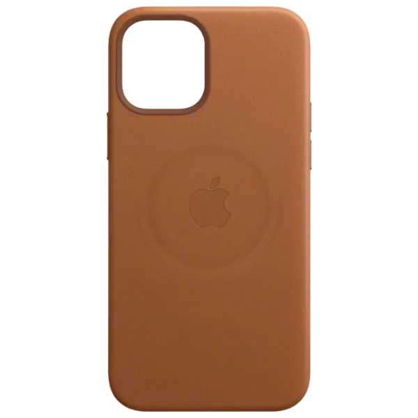 Чехол для смартфона Apple iPhone 12 Pro Max Apple/ MagSafe Back/ Кожа/ Saddle Коричневый photo 2 Чехол для смартфона Apple iPhone 12 Pro Max Apple/ MagSafe Back/ Кожа/ Saddle Коричневый photo 2