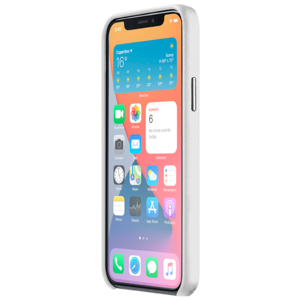 Чехол для смартфона Apple iPhone 12/ 12 Pro Cellularline/ Back/ Кожа/ Белый photo 3