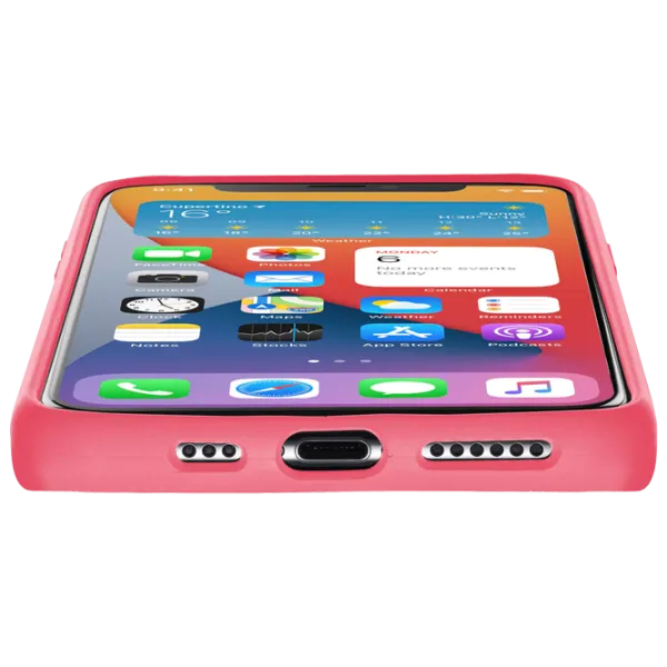 Husă pentru smartphone Apple iPhone 12/ 12 Pro Cellularline/ Back/ Silicon/ Orange photo 3 Husă pentru smartphone Apple iPhone 12/ 12 Pro Cellularline/ Back/ Silicon/ Orange photo 3