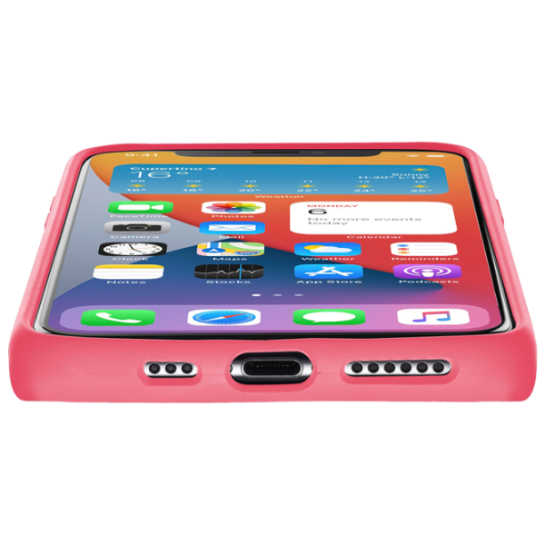 Husă pentru smartphone Apple iPhone 12/ 12 Pro Cellularline/ Back/ Silicon/ Orange photo 3 Husă pentru smartphone Apple iPhone 12/ 12 Pro Cellularline/ Back/ Silicon/ Orange photo 3