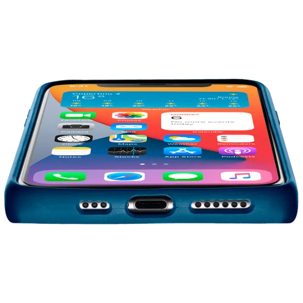 Husă pentru smartphone Apple iPhone 12/ 12 Pro Cellularline/ Back/ Silicon/ Blue photo 3 Husă pentru smartphone Apple iPhone 12/ 12 Pro Cellularline/ Back/ Silicon/ Blue photo 3