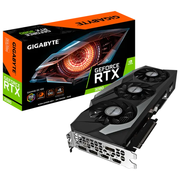 Видеокарта Gigabyte GeForce RTX 3080 GAMING OC PCI Express x16 4.0 / 10 ГБ photo 7