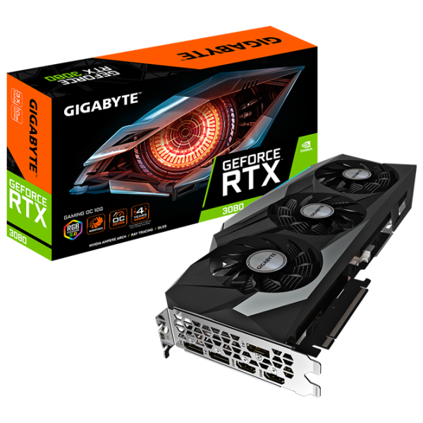 Видеокарта Gigabyte GeForce RTX 3080 GAMING OC PCI Express x16 4.0 / 10 ГБ photo 7