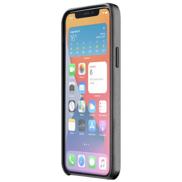 Husă pentru smartphone Apple iPhone 12/ 12 Pro Max Cellularline/ Back/ Piele/ Black photo 3 Husă pentru smartphone Apple iPhone 12/ 12 Pro Max Cellularline/ Back/ Piele/ Black photo 3