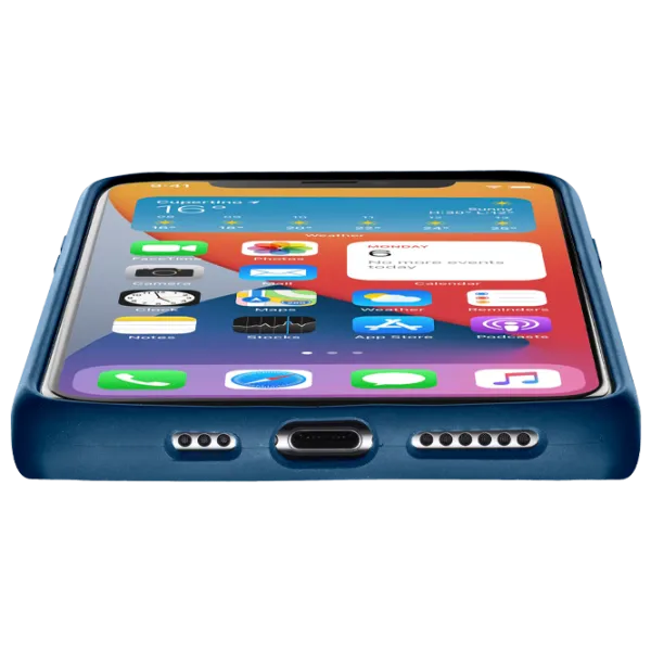 Husă pentru smartphone Apple iPhone 12 Pro Max Cellularline/ Back/ Silicon/ Blue photo 3 Husă pentru smartphone Apple iPhone 12 Pro Max Cellularline/ Back/ Silicon/ Blue photo 3