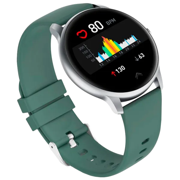 Умные часы Xiaomi IMILAB 1.28"/ KW66/ Серебристый Зелёный photo 4