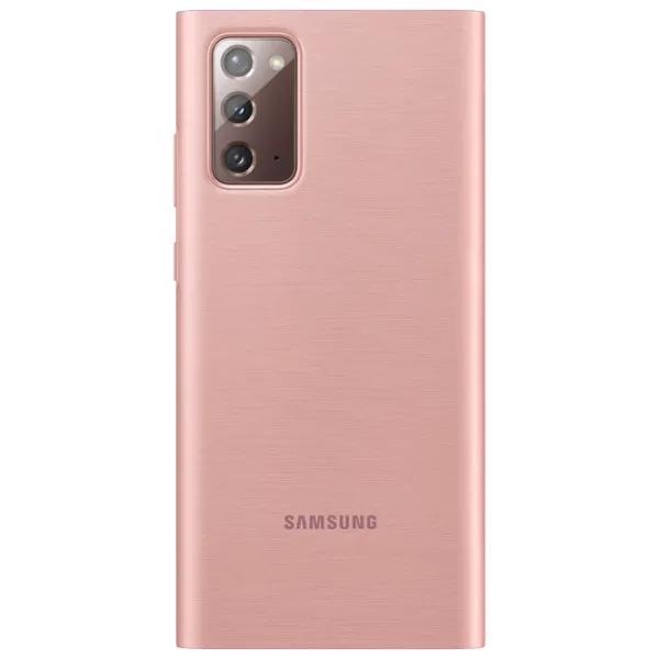 Чехол для смартфона Samsung Galaxy Note 20 Samsung/ LED View Cover/ Кожа/ Бронзовый Розовый photo 2