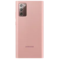Чехол для смартфона Samsung Galaxy Note 20 Samsung/ LED View Cover/ Кожа/ Бронзовый Розовый photo 2