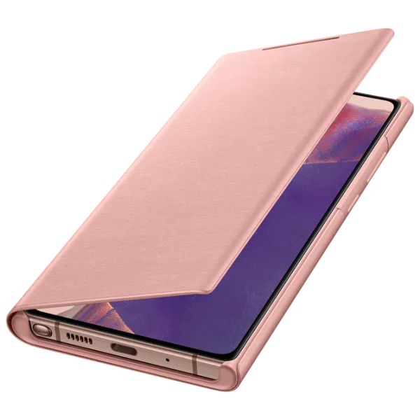 Чехол для смартфона Samsung Galaxy Note 20 Samsung/ LED View Cover/ Кожа/ Бронзовый Розовый photo 3