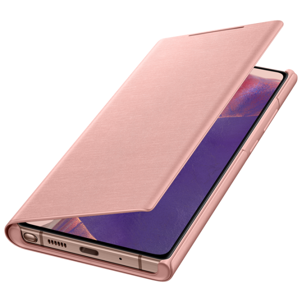 Чехол для смартфона Samsung Galaxy Note 20 Samsung/ LED View Cover/ Кожа/ Бронзовый Розовый photo 3