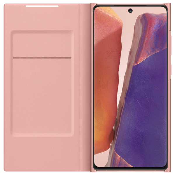 Чехол для смартфона Samsung Galaxy Note 20 Samsung/ LED View Cover/ Кожа/ Бронзовый Розовый photo 4