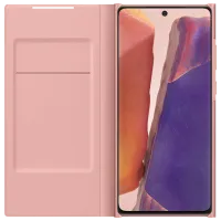 Чехол для смартфона Samsung Galaxy Note 20 Samsung/ LED View Cover/ Кожа/ Бронзовый Розовый photo 4